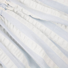 Load image into Gallery viewer, BLUE & WHITE STRIPE SMOCKED DRESS