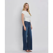 Load image into Gallery viewer, FLYING MONKEY HIGH RISE FRONT POCKET WIDE LEG JEANS
