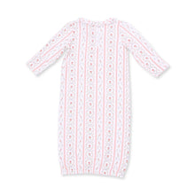 Load image into Gallery viewer, MARNIE ROSEBUD STRIPE KIMONO GOWN & HEADBAND
