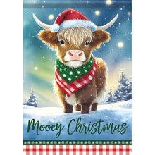 Load image into Gallery viewer, MOOEY HIGHLAND - GARDEN FLAG