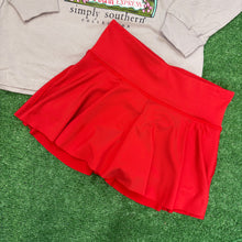 Load image into Gallery viewer, COURT SKORT - RED
