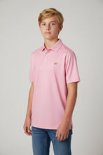 Load image into Gallery viewer, YOUTH FIELDSTONE DIAMOND POLO - PINK