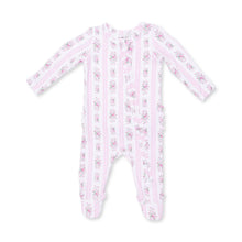 Load image into Gallery viewer, BELLA ROSE 2 WAY RUFFLE BACK ZIPPER FOOTIE