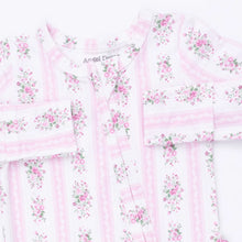 Load image into Gallery viewer, BELLA ROSE 2 WAY RUFFLE BACK ZIPPER FOOTIE