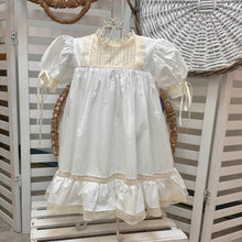 Load image into Gallery viewer, ANTIQUE WHITE LACEY DRESS