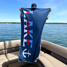 Load image into Gallery viewer, LAKE BEACH TOWEL