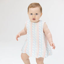 Load image into Gallery viewer, SOPHIA TULIP STRIPE DRESS & BLOOMER SET
