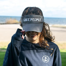 Load image into Gallery viewer, WE PEOPLE LAKE PEOPLE VISOR HAT