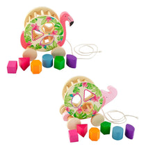 Load image into Gallery viewer, WOODEN SHAPE SORTER SET