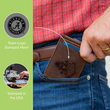 Load image into Gallery viewer, UNIVERSITY OF ALABAMA BIFOLD WALLET WITH MONEY CLIP