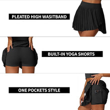 Load image into Gallery viewer, TENNIS SKIRT WHITE