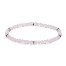 Load image into Gallery viewer, MINI CRYSTAL STRETCH BRACELET W/SILVER ACCENT