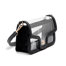 Load image into Gallery viewer, CLEAR GAME DAY STADIUM SHOULDER BAG - BLACK