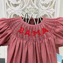 Load image into Gallery viewer, BAMA SMOCKED BISHOP DRESS