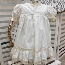 Load image into Gallery viewer, ANTIQUE WHITE LACEY DRESS