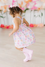 Load image into Gallery viewer, SPRINGTIME BOWS RUFFLE DRESS