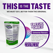 Load image into Gallery viewer, ANDERSEN'S CRAZY CANDY FREEZE DRIED CANDY - TANGY TARTS