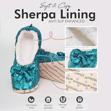 Load image into Gallery viewer, CLASSIC BLING HOUSE SLIPPERS - AQUA
