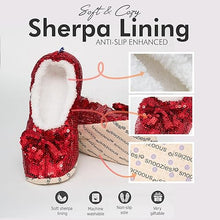 Load image into Gallery viewer, CLASSIC BLING HOUSE SLIPPERS - RED