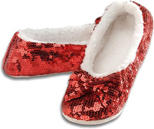 Load image into Gallery viewer, CLASSIC BLING HOUSE SLIPPERS - RED