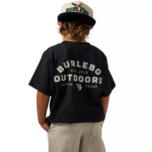 Load image into Gallery viewer, TODDLER/YOUTH BURLEBO OUTDOORD LOGO - BLACK