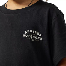 Load image into Gallery viewer, TODDLER/YOUTH BURLEBO OUTDOORD LOGO - BLACK