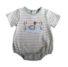 Load image into Gallery viewer, DUCK APPLIQUE BOYS BUBBLE
