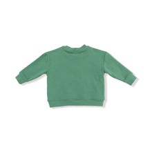 Load image into Gallery viewer, HOLIDAY GREEN SWEATSHIRT - PLAID BEAR