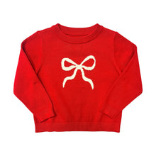 Load image into Gallery viewer, RED BOW SWEATER