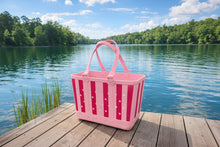Load image into Gallery viewer, SIMPLY TOTES - STRIPE BERRY