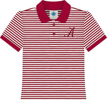 Load image into Gallery viewer, ALABAMA STRIPED POLO SHIRT