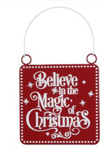 Load image into Gallery viewer, METAL CHRISTMAS SIGN