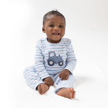 Load image into Gallery viewer, SNAP SHOULDER ROMPER - TRACTOR