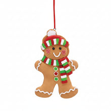 Load image into Gallery viewer, CLAY DOUGH GINGERBREAD COOKIE ORNAMENT