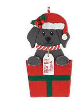 Load image into Gallery viewer, WOODEN DOG ORNAMENT WITH MESSAGE