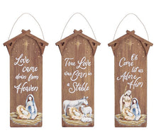 Load image into Gallery viewer, RELIGIOUS WOODEN ORNAMENTS