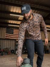 Load image into Gallery viewer, BURLEBO ADULT PERFORMANCE HOODIE - GAUGE CAMO