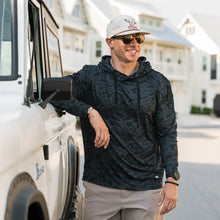 Load image into Gallery viewer, BURLEBO ADULT PERFORMANCE HOODIE - BLACK CAMO