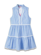 Load image into Gallery viewer, YOUTH BLUE COASTAL PREP DRESS