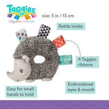 Load image into Gallery viewer, TAGGIES TEETHER RATTLE-HEATHER HEDGEHOG