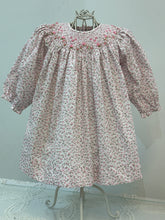 Load image into Gallery viewer, PINK FLOWER SAVANNAH BISHOP DRESS - GARDEN WHISPERS
