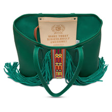 Load image into Gallery viewer, CONSUELA BREEZY FRINGE TEAL