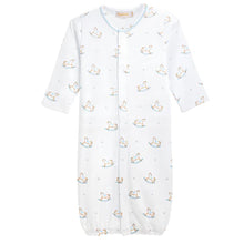 Load image into Gallery viewer, ROCKING HORSE CONVERTIBLE GOWN WITH PIPING TRIM