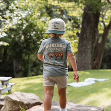 Load image into Gallery viewer, BURLEBO YOUTH CATTLE RANCH TEE - DARK HEATHER GREY