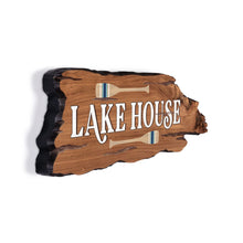 Load image into Gallery viewer, LAKE HOUSE DRIFTWOOD SIGN
