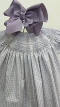 Load image into Gallery viewer, FAITH SMOCKED LAVENDER BISHOP