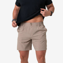 Load image into Gallery viewer, BURLEBO EVERDAY SHORT - COBBLESTONE KHAKI