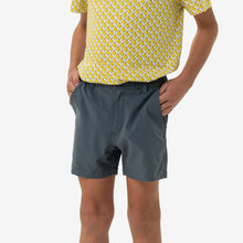 Load image into Gallery viewer, BURLEBO YOUTH EVERYDAY SHORT - RIVER ROCK GREY