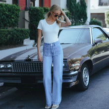 Load image into Gallery viewer, FLYING MONKEY VINTAGE FRONT PATCH POCKET FLARE JEANS