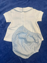Load image into Gallery viewer, BOYS TEE AND PRINTED DIAPER COVER SET - TINY GIRAFFE